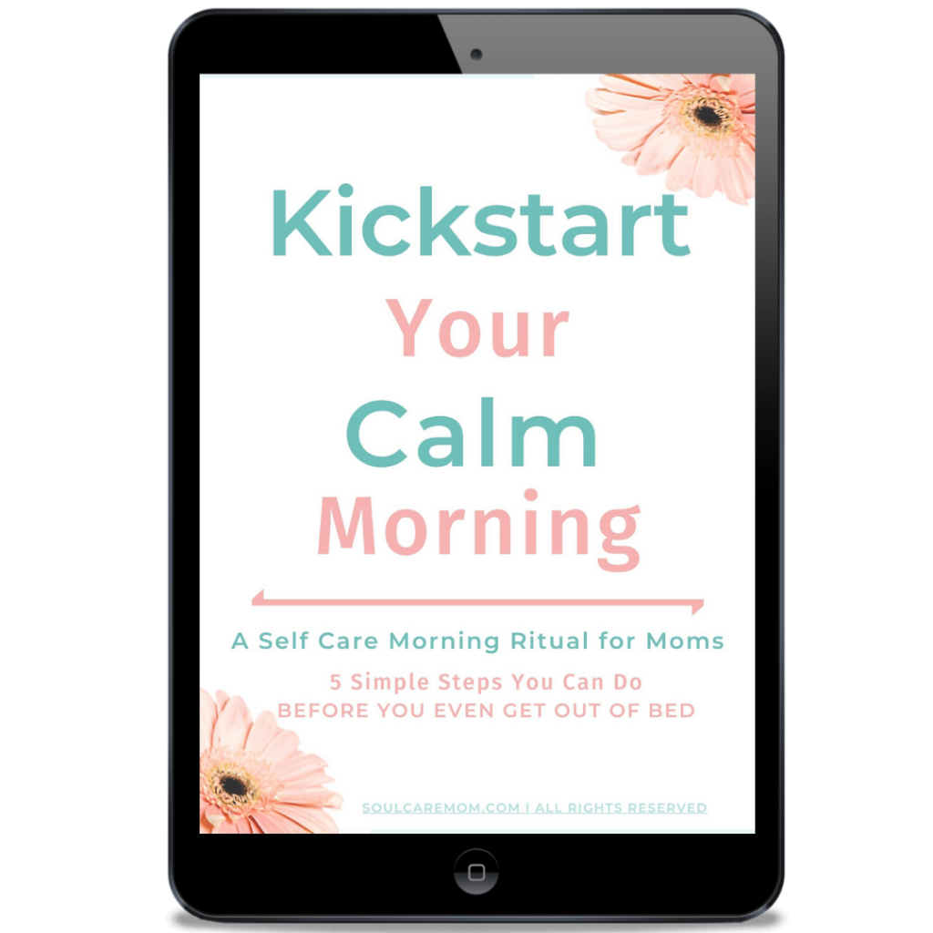 Kickstart Your Calm Morning - Soul Care Mom image on ipad