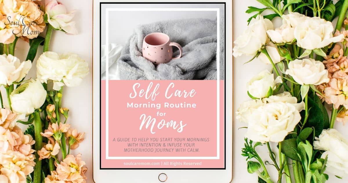 Self Care Morning Routine for Resources Page - Soul Care Mom