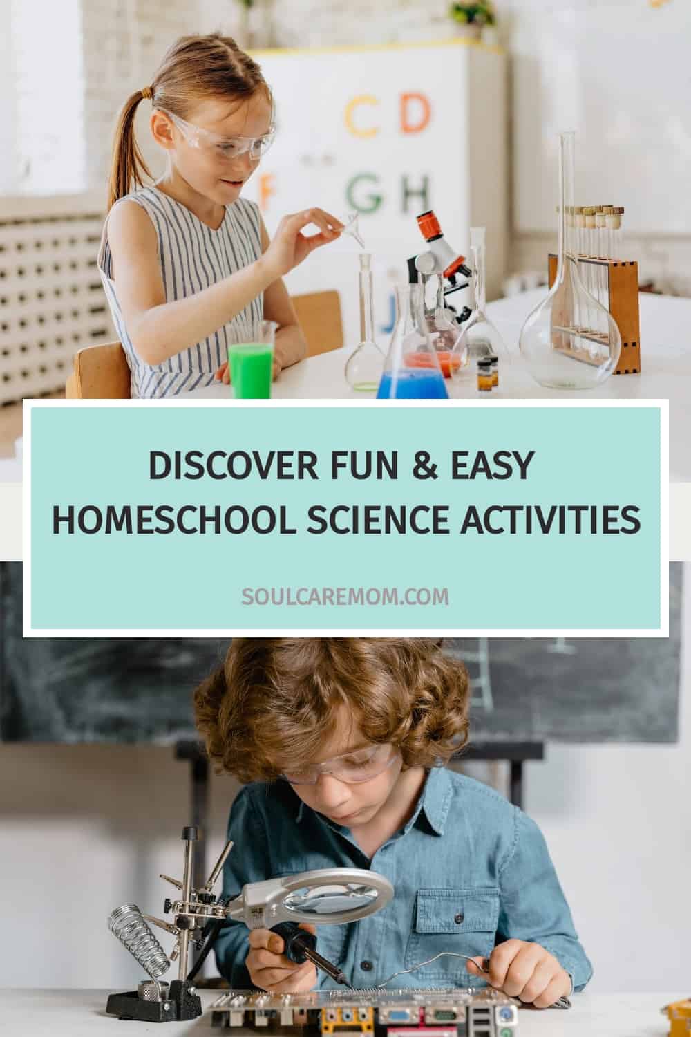 children learning with fun homeschool science activities