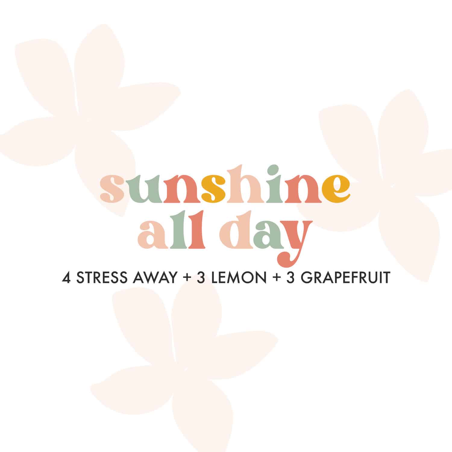 Essential Oils Summer Blend - Sunshine All Day