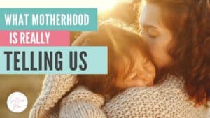What Motherhood Is Really Telling Us - Divine Decoder for Moms - Mother holding her toddler in nature